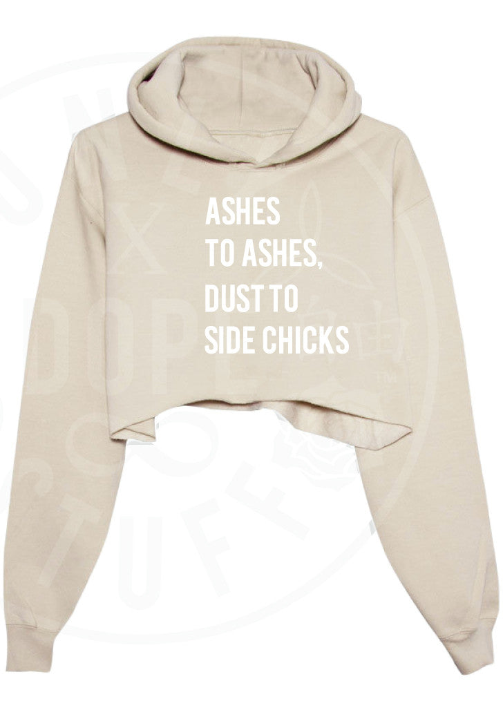 Ashes To Ashes Cropped Hoodie