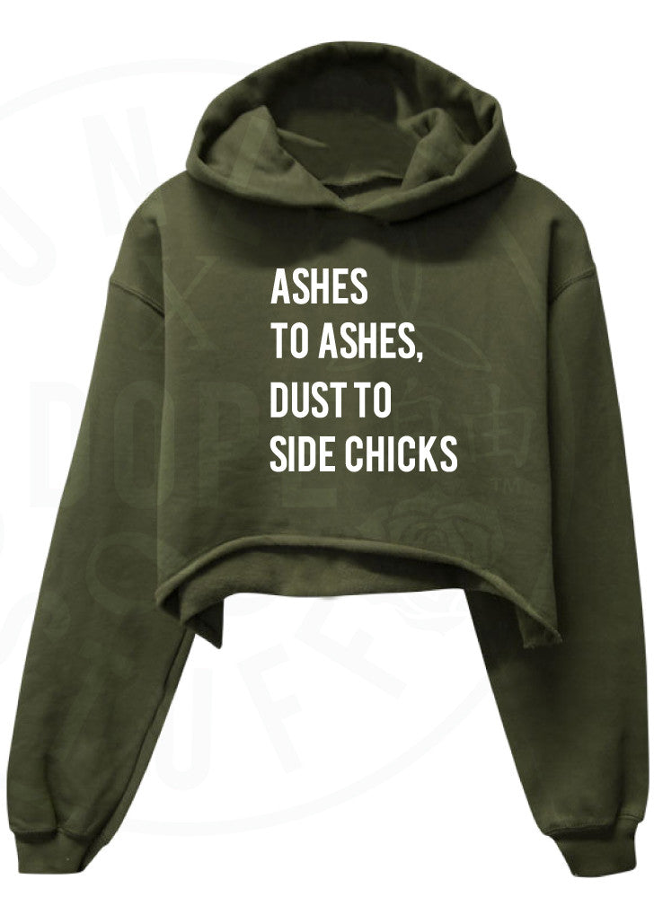 Ashes To Ashes Cropped Hoodie