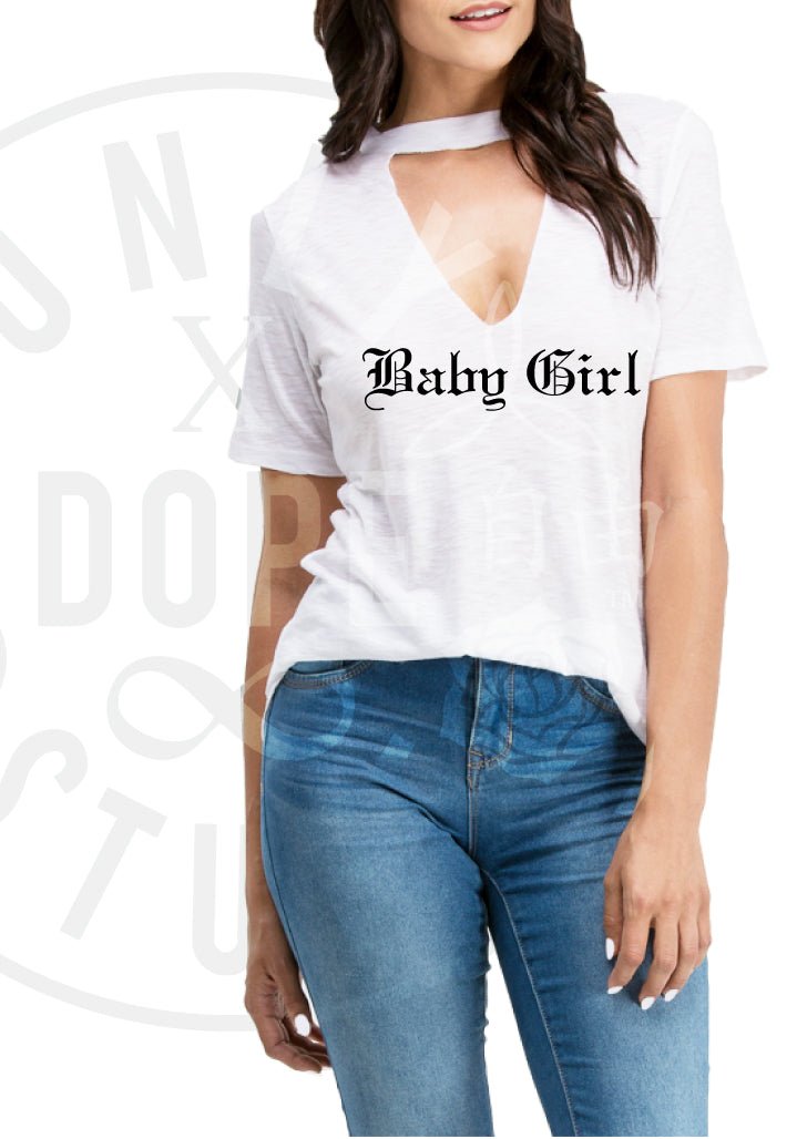 Baby Girl Choker Tee