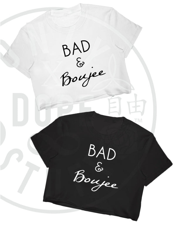 Bad and Boujee Crop Tee