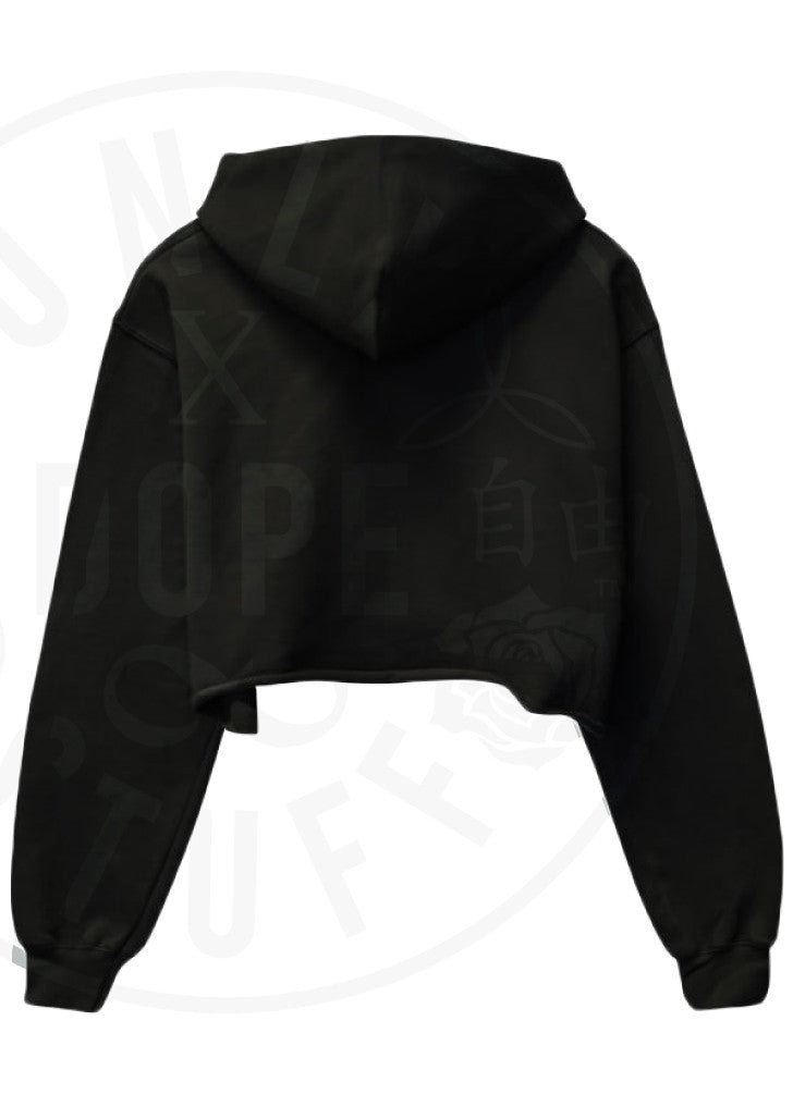 LOVE Cropped Hoodie