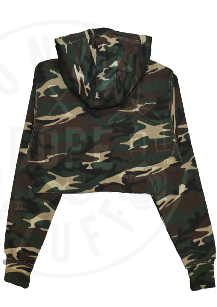 Baby Girl Cropped Hoodie