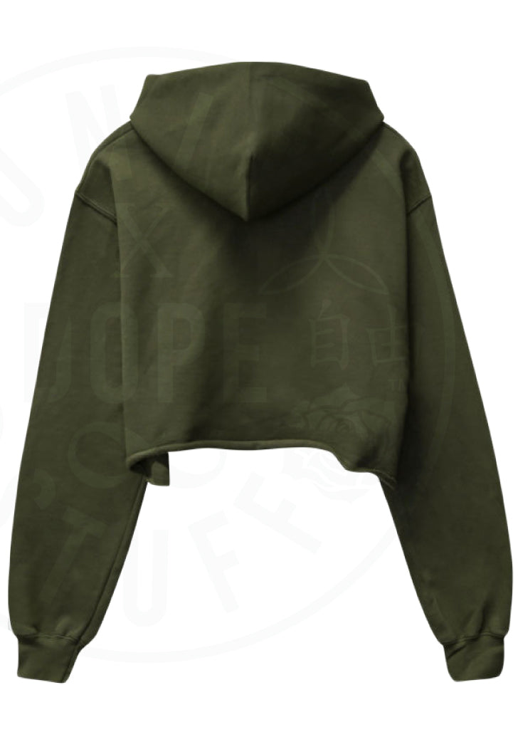 Bad and Boujee Cropped Hoodie