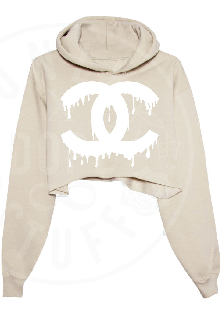 Drip Couture Cropped Hoodie