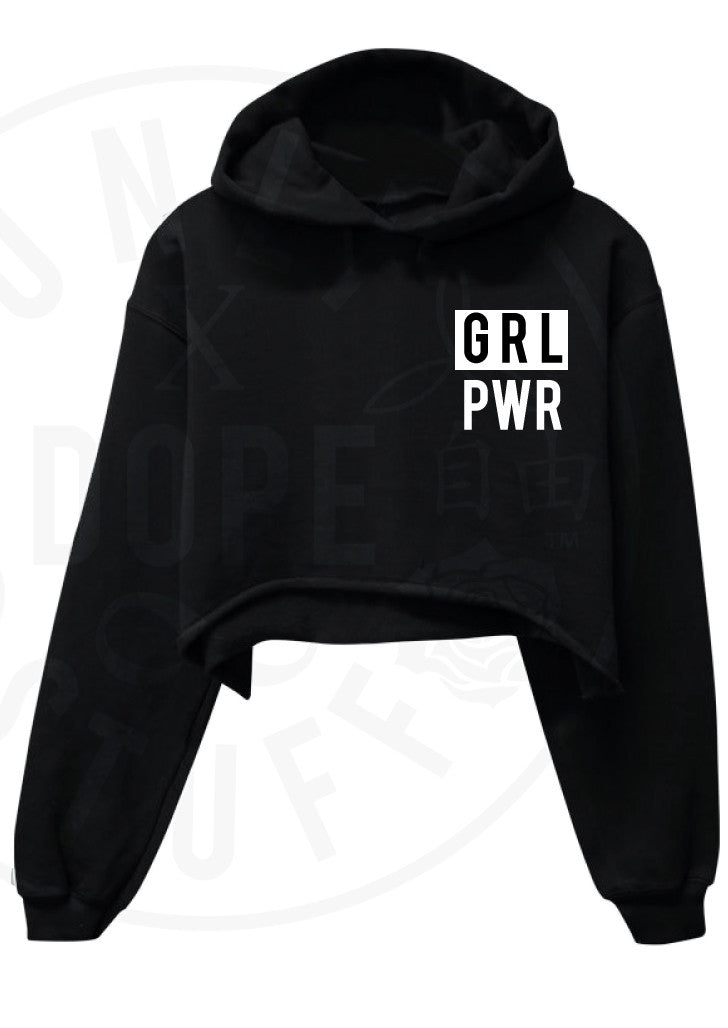 Girl Power Cropped Hoodie