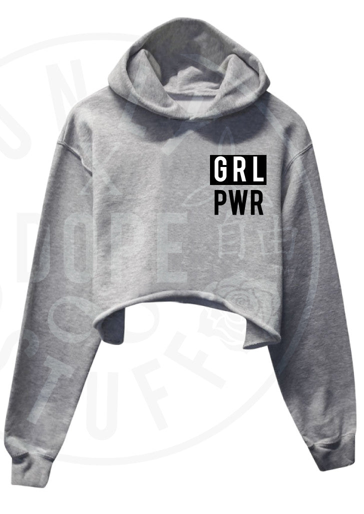 Girl Power Cropped Hoodie