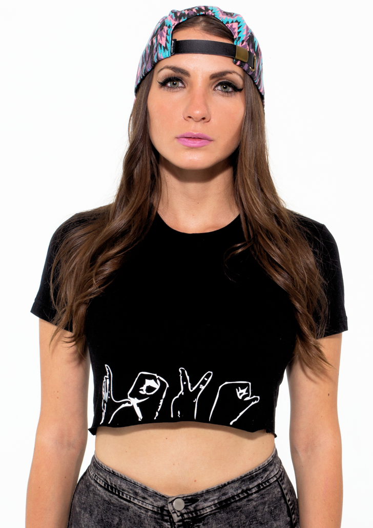 Love Crop Tee