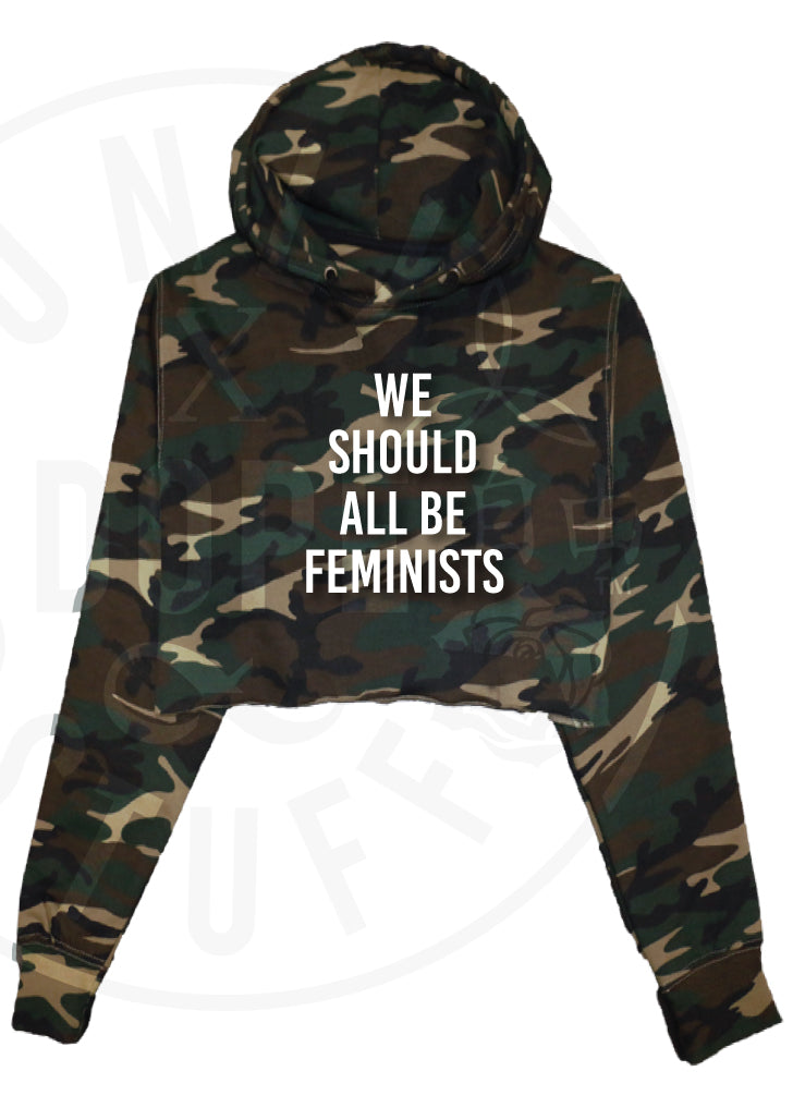 We Should All Be Feminists Cropped Hoodie 2