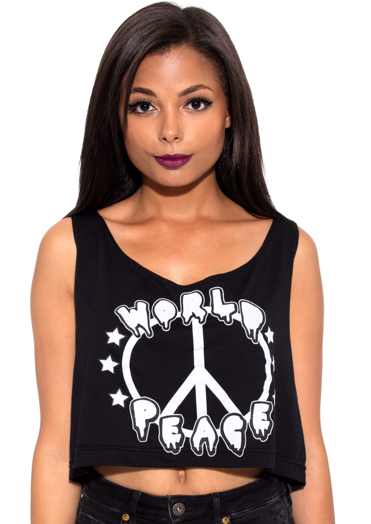 World Peace Crop Tank