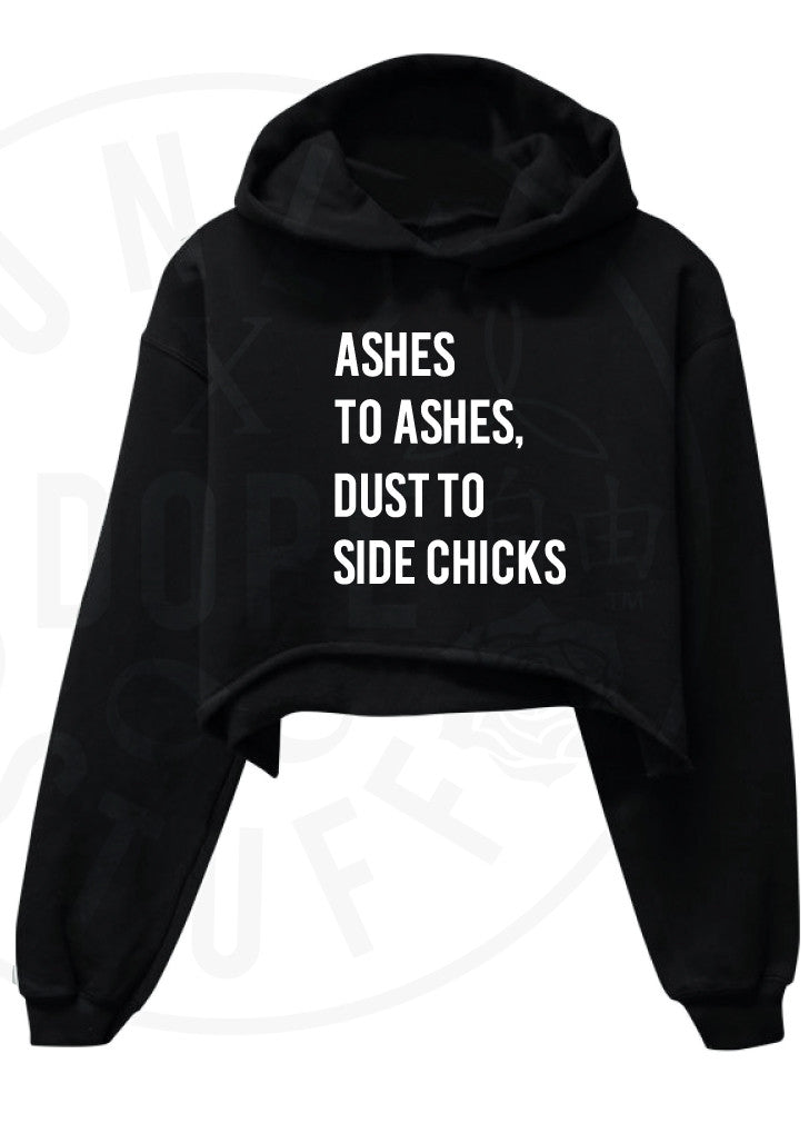 Ashes To Ashes Cropped Hoodie