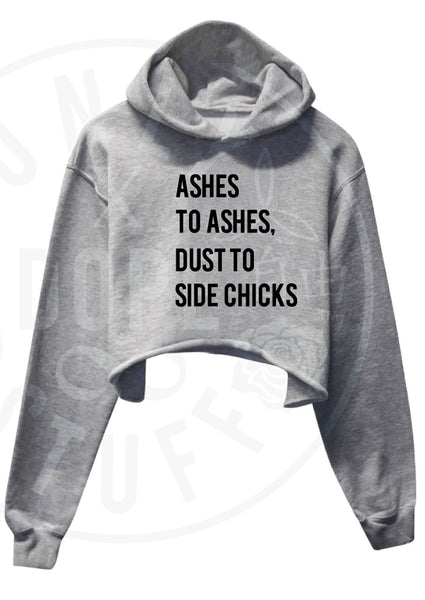 Ashes To Ashes Cropped Hoodie
