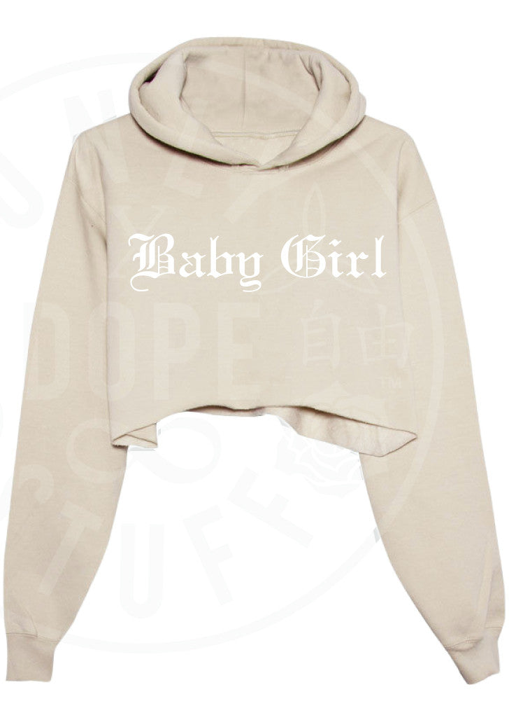 Baby Girl Cropped Hoodie – M. Allen