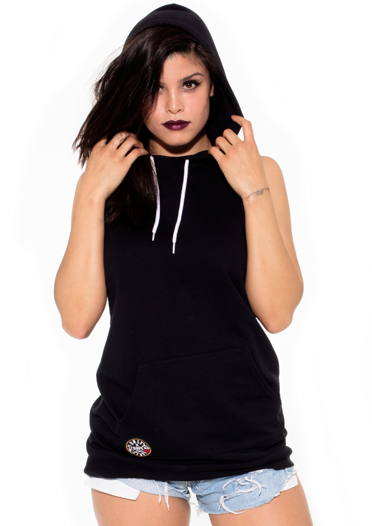 Cut off hoodie sweatshirt sales