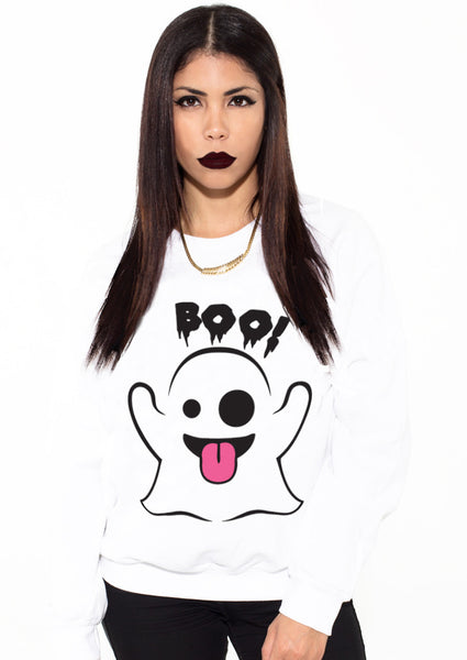 Ghost Emoji Halloween Sweatshirt